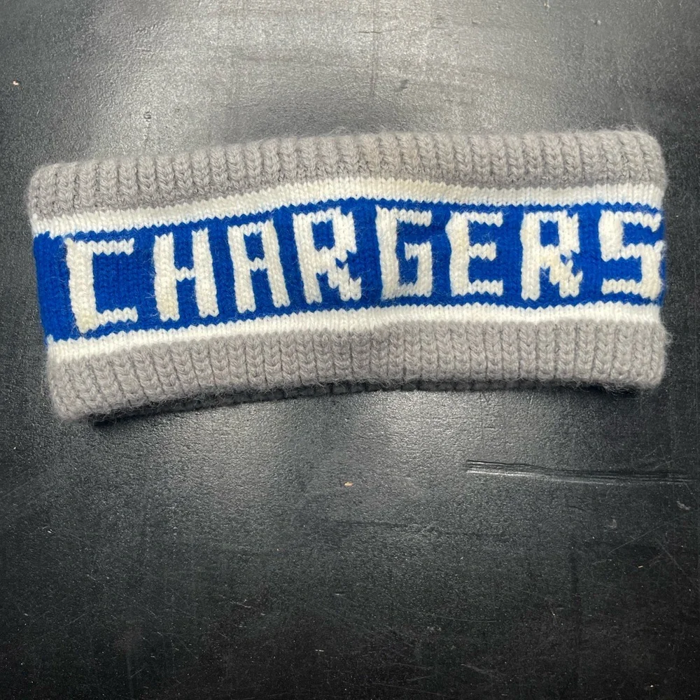 Chargers NFL Gray and Blue adult Headband ear warmer